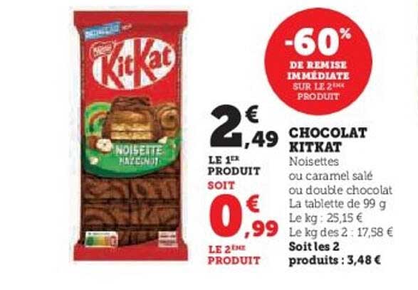CHOCOLAT KITKAT