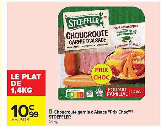 Choucroute garnie d'Alsace "Prix Choc"(®) STOEFFLER