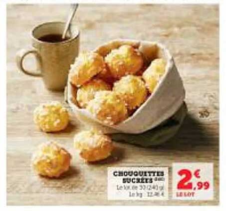 CHOUQUETTES SUCRÉES