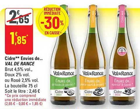 Cidre** Envies de... VAL DE RANCE