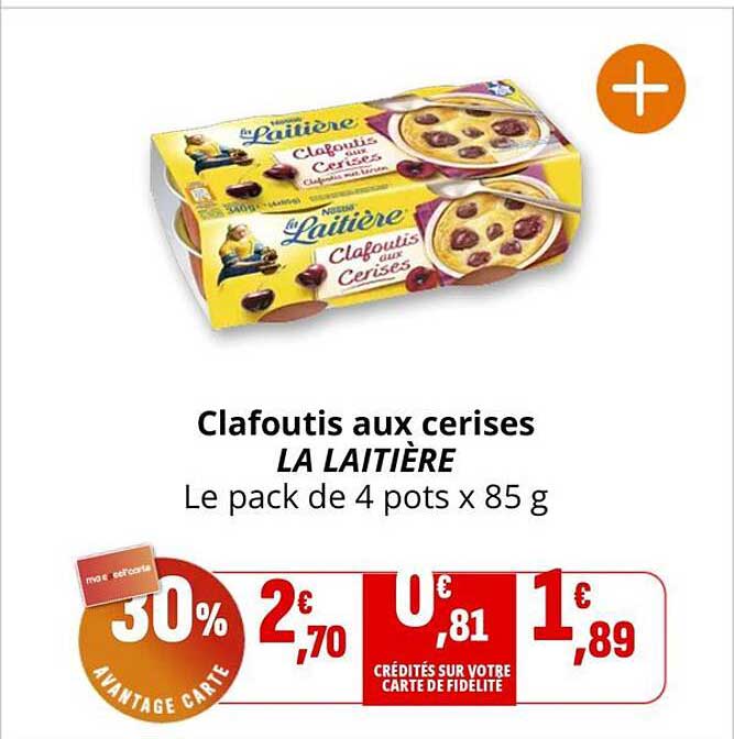 Clafoutis aux cerises LA LAITIÈRE
