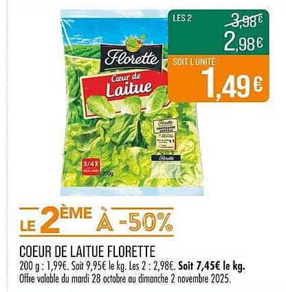 COEUR DE LAITUE FLORETTE