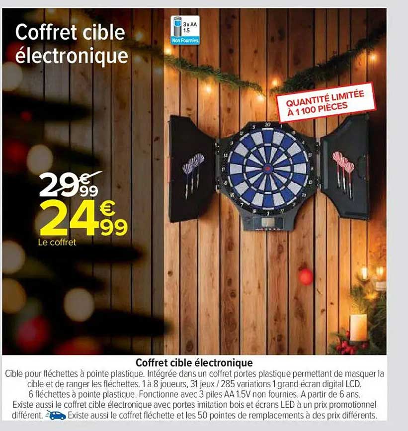 Coffret cible électronique