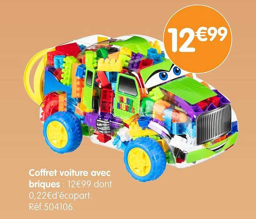 Coffret voiture avec briques