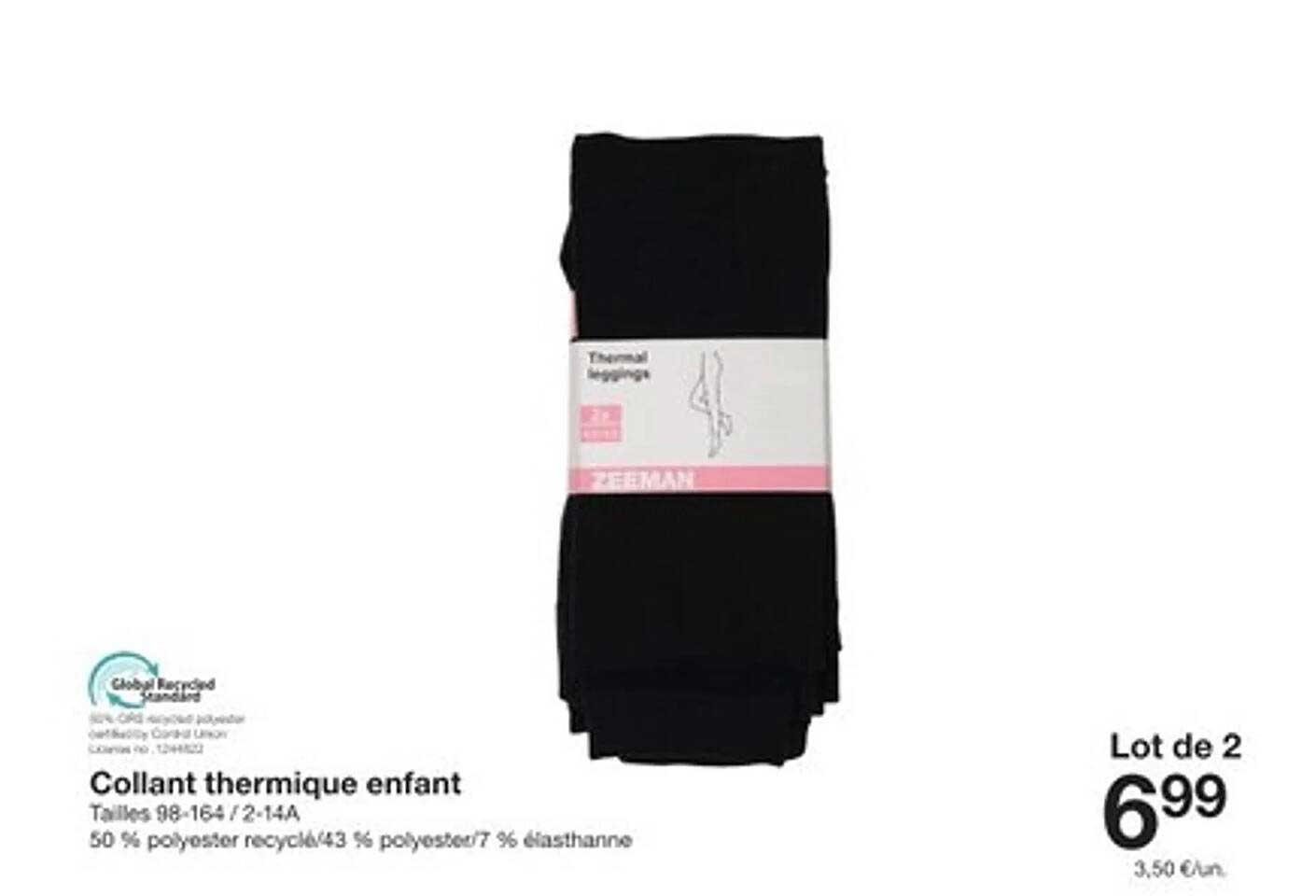 Collant thermique enfant
