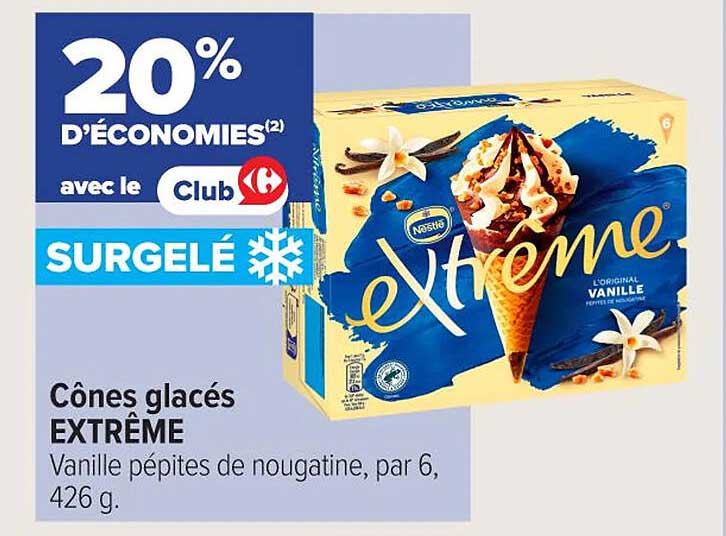 Cônes glacés EXTREME