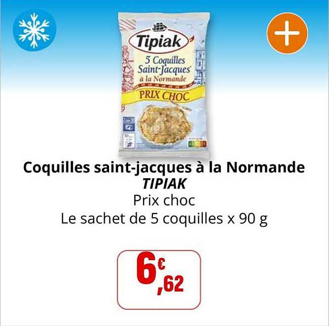 Coquilles saint-jacques à la Normande TIPIAK