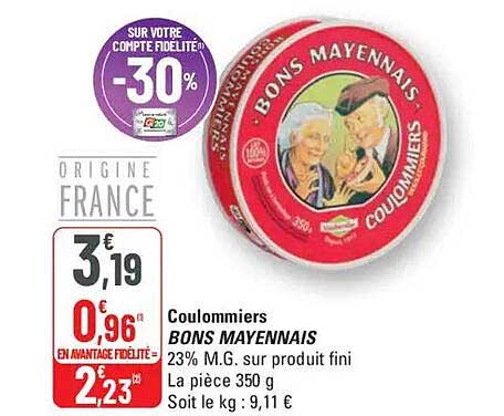 Coulommier BONS MAYENNAIS