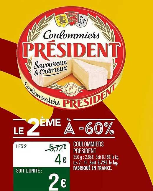 Coulommier Président Savoureux & Crémeux