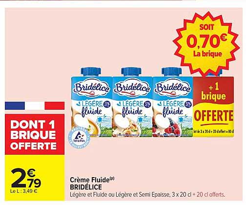 Crème Fluide(®) BRIDÉLICE