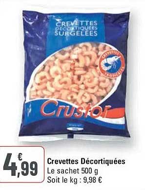 Crevettes Décortiquées