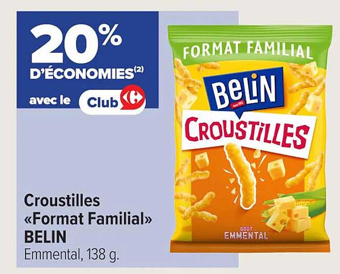 Croustilles «Format Familial» BELIN