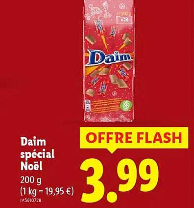 Daim spécial Noël