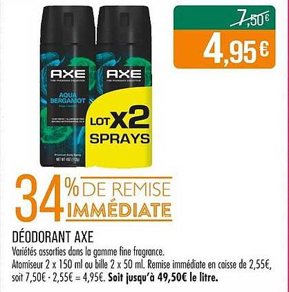 DÉODORANT AXE
