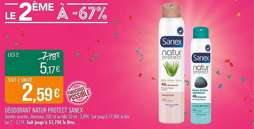DEODORANT NATUR PROTECT SANEX