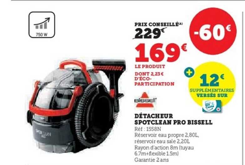 DÉTACHEUR SPOTCLEAN PRO BISSELL