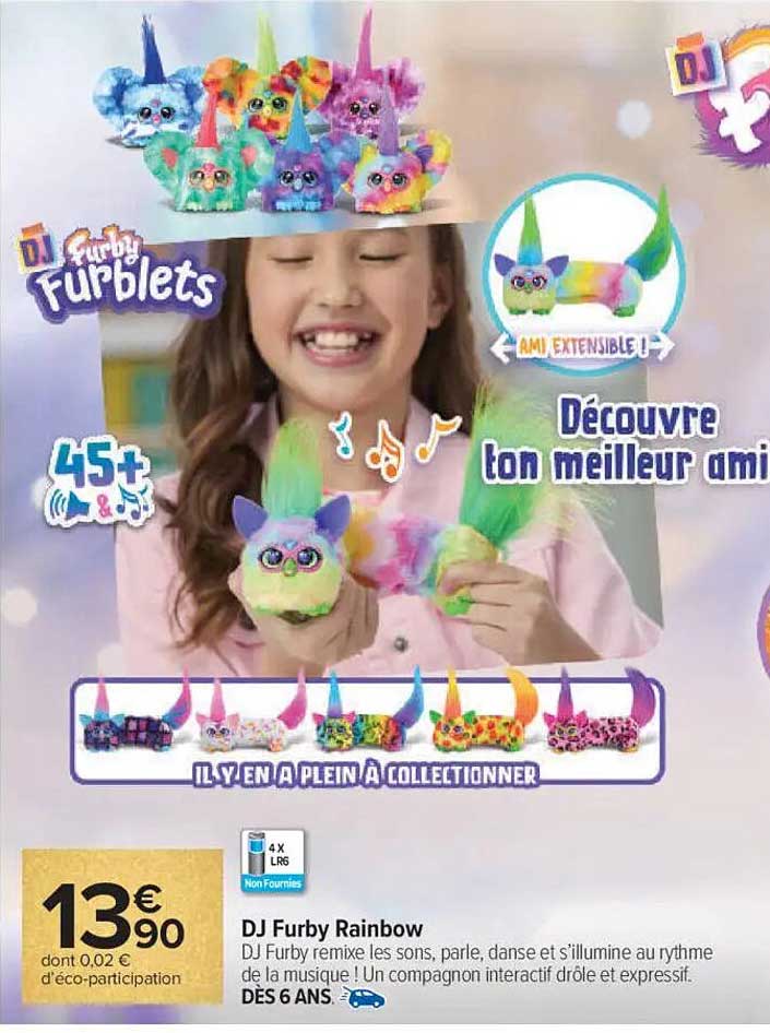 DJ Furby Rainbow