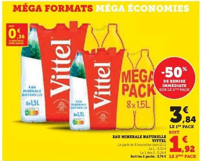 EAU MINERALE NATURELLE VITTEL