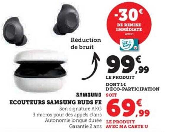 ÉCOUTEURS SAMSUNG BUDS FE