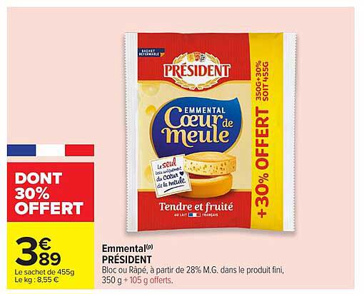 Emmental Président Coeur de Meule