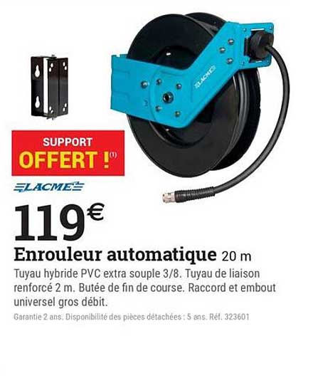 Enrouleur automatique 20 m