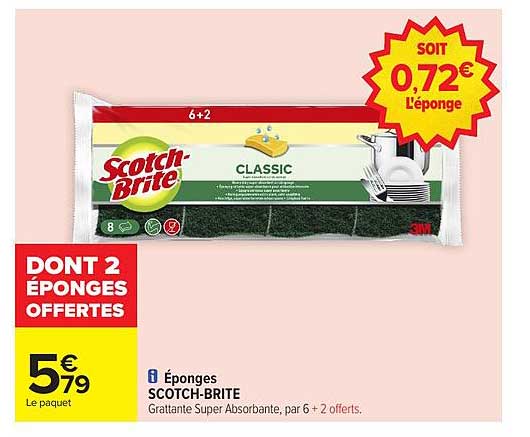 Éponges SCOTCH-BRITE