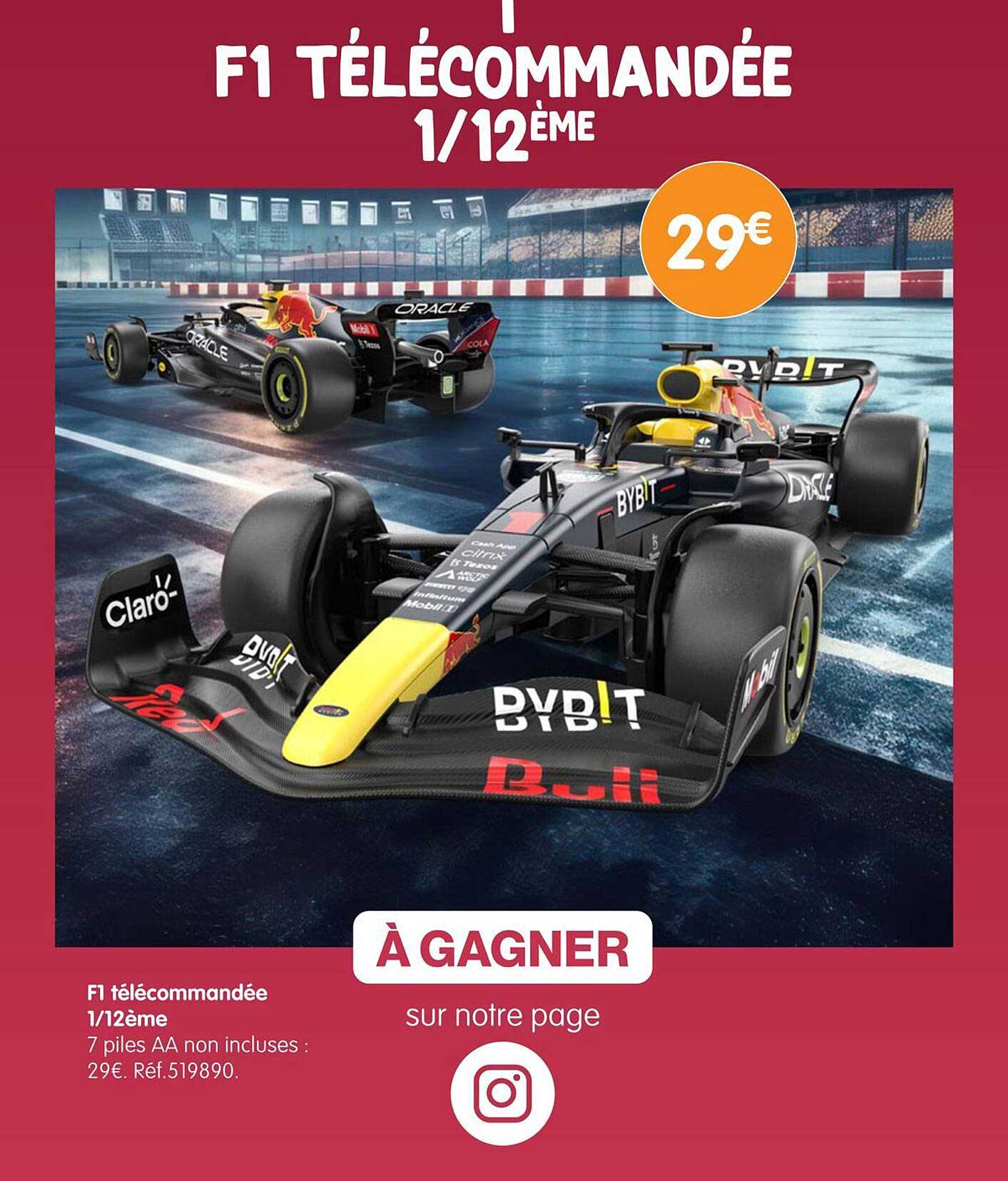 F1 télécommandée 1/12ème