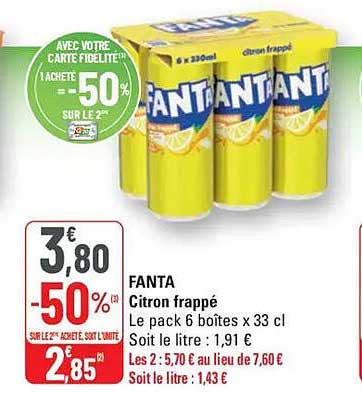 FANTA Citron frappé