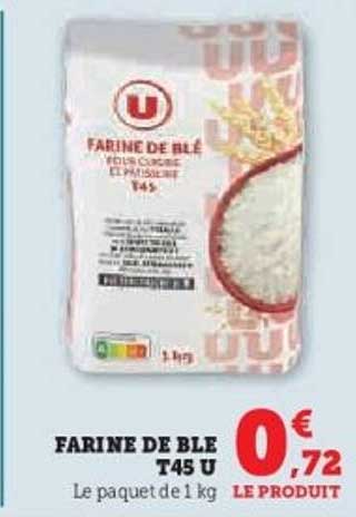 FARINE DE BLE T45 U