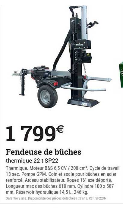 Fendeuse de bûches