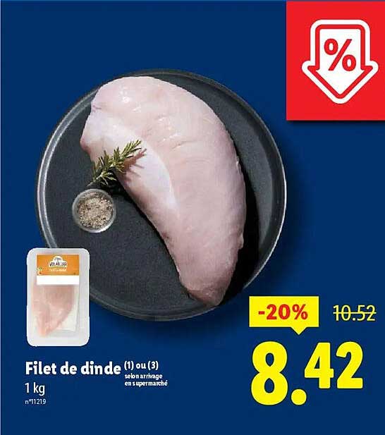 Filet de dinde