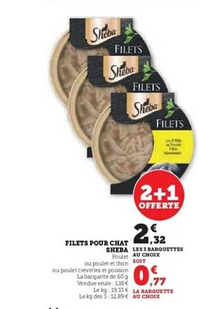FILETS POUR CHAT SHEBA