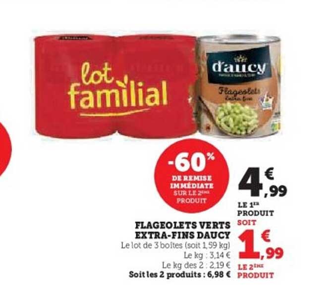 FLAGEOLETS VERTS EXTRA-FINS DAUCY