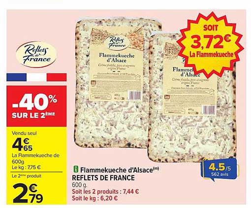 Flammekueche d'Alsace