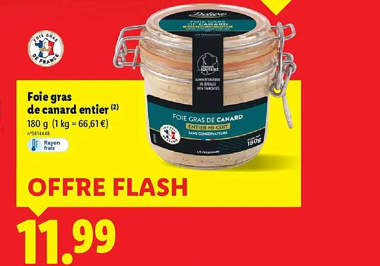 Foie gras de canard entier