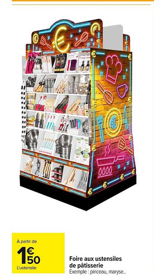 Foire aux ustensiles de pâtisserie