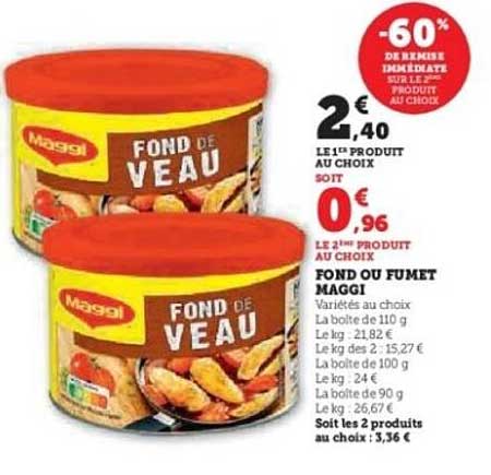 FOND OU FUMET MAGGI