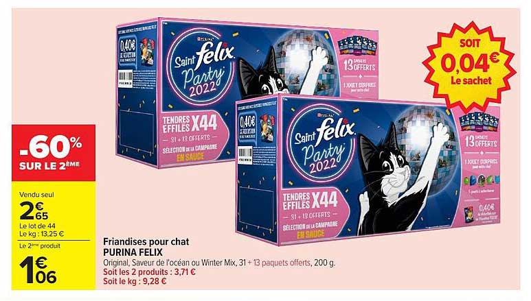 Friandises pour chat PURINA FELIX