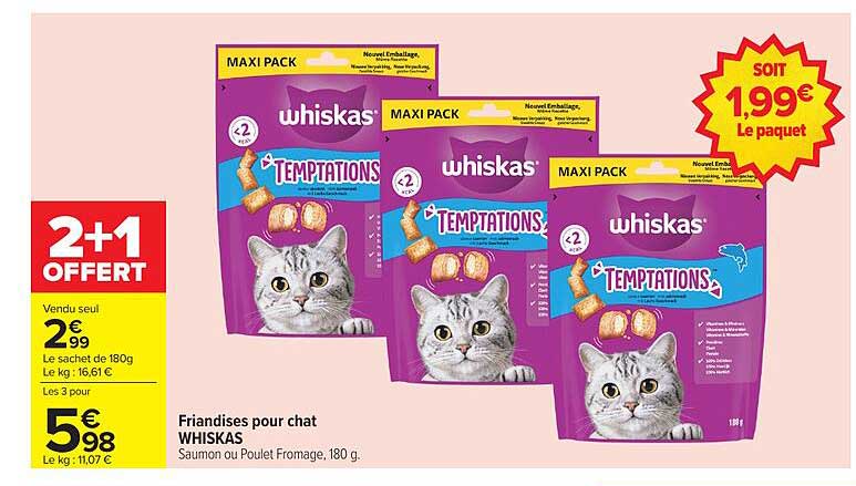 Friandises pour chat WHISKAS
