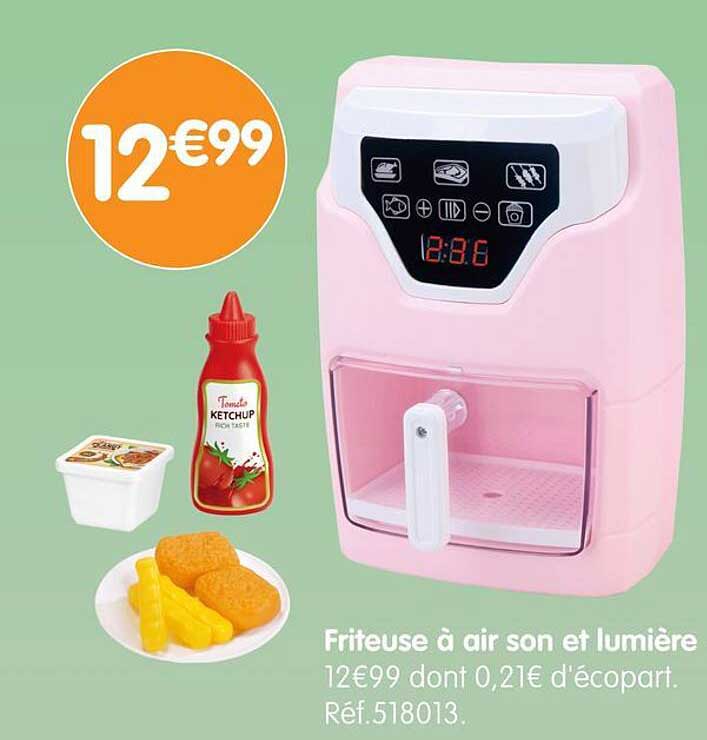 Friteuse à air son et lumière