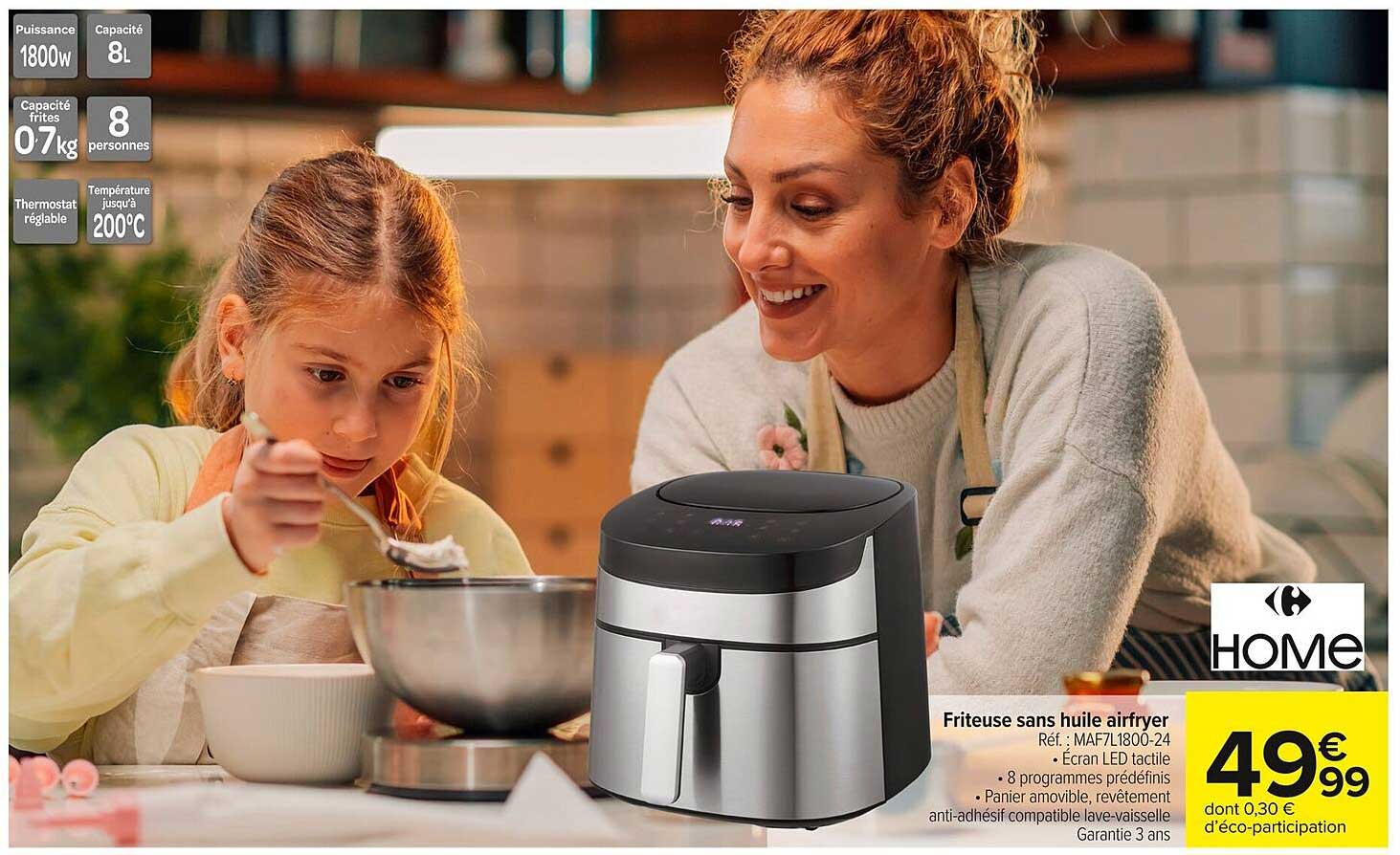 Friteuse sans huile airfryer