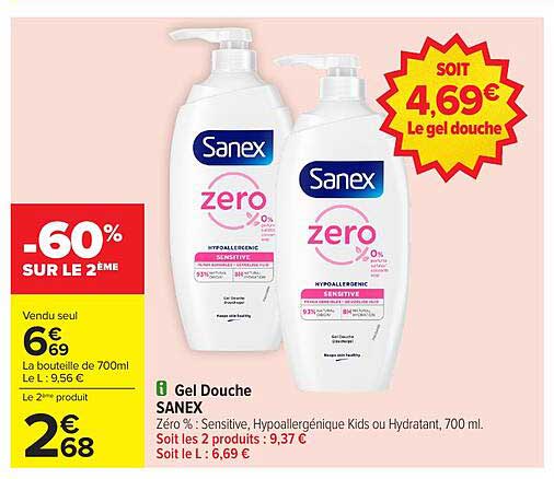 Gel Douche SANEX