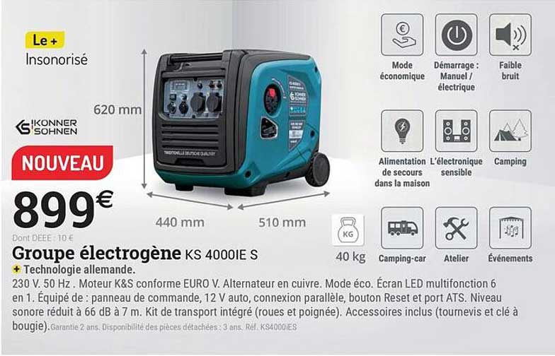 Groupe électrogène KS 4000IE S