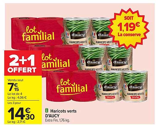 Haricots verts D’Aucy - Extra Fin