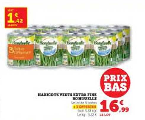 HARICOTS VERTS EXTRA FINS BONDUELLE