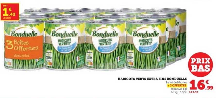 HARICOTS VERTS EXTRA FINS BONDUELLE