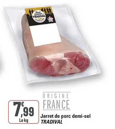 Jarret de porc demi-sel TRADIVAL
