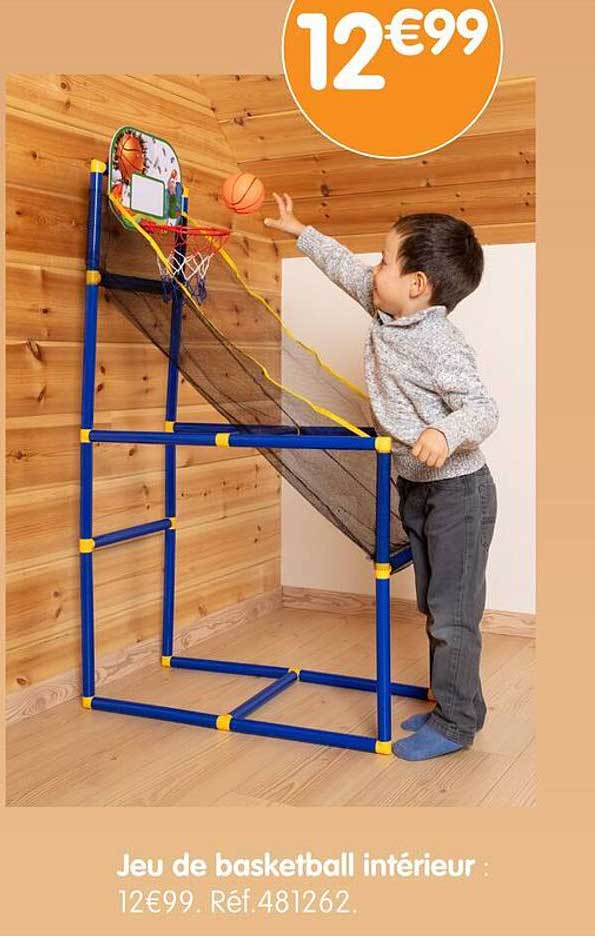Jeu de basketball intérieur :