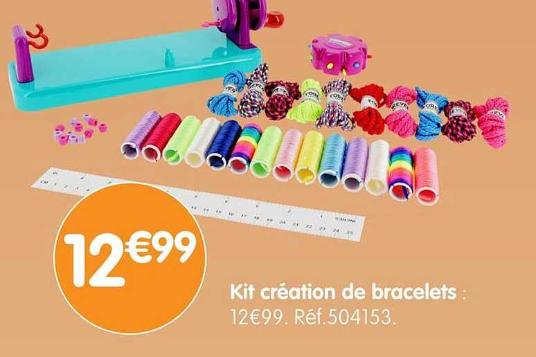 Kit création de bracelets :