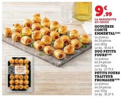 LA BARQUETTE AU CHOIX